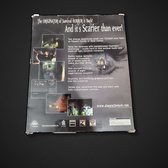 Alone in the Dark The New Nightmare Big Box PC Game Retro - Picture 2 of 9